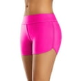 thumbnail image 3 of Women's Solid Color Board Shorts Sporty Swim Shorts Trunks Swimsuit Bottoms, 3 of 5