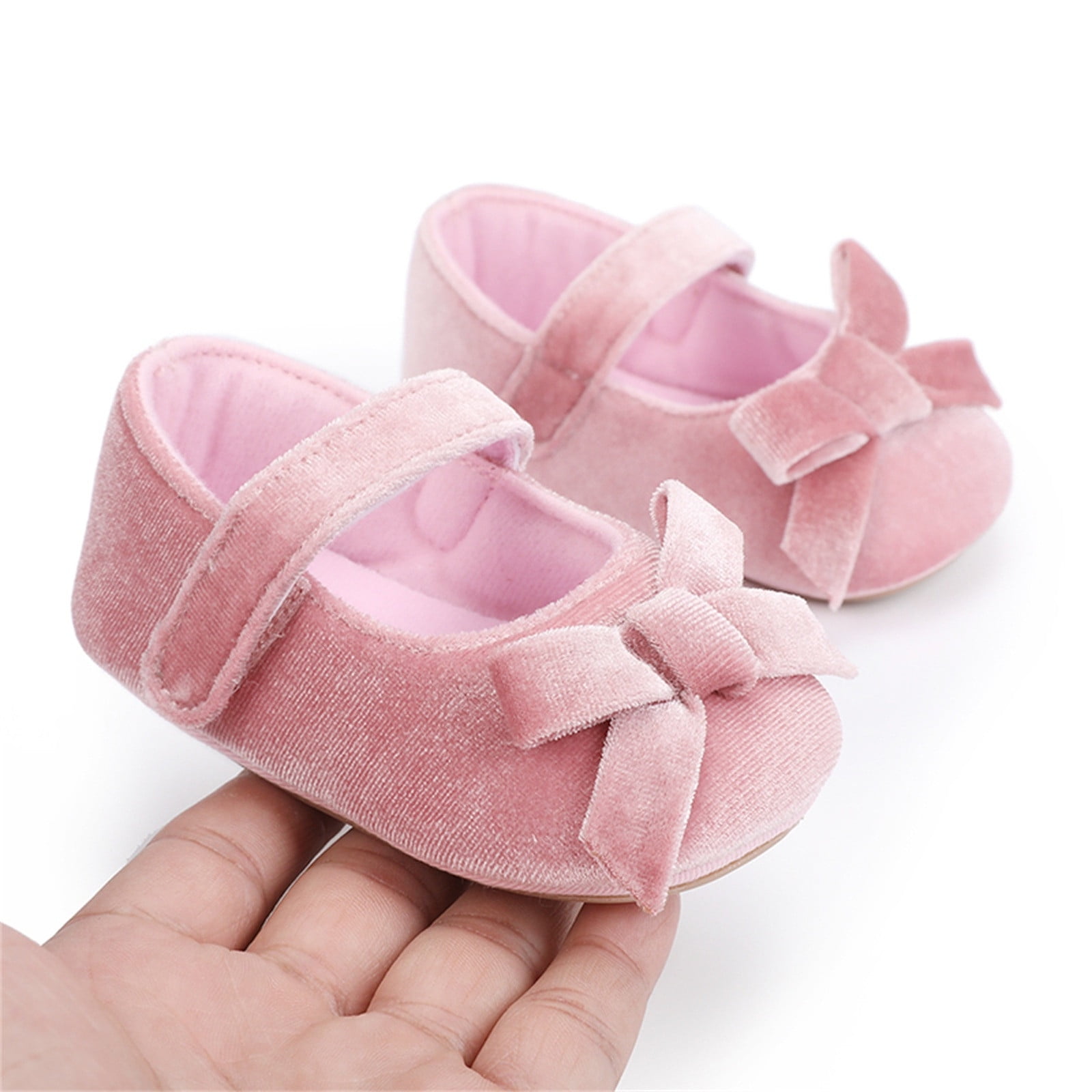 BYHONG Toddler Kids Girls Soild Colour Bowknot Princress Shoes