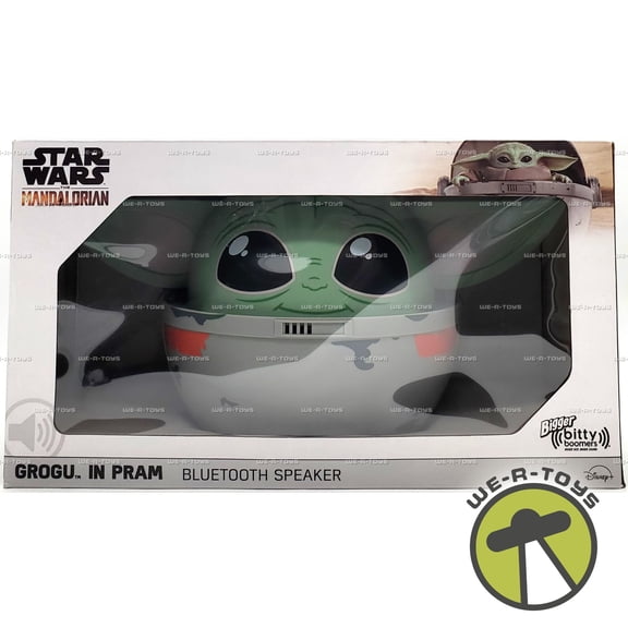 Pre-Owned BITTY BOOMERS 8" Grogu in Pram Bluetooth Speaker
