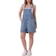 thumbnail image 2 of INSPIRAR CHIC Conjuntos de mezclilla para mujeres, mono casual con tirantes ajustables, pantalones cortos de mezclilla XL, azul medio, 2 of 6