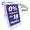 thumbnail image 2 of 0 Interest 18 Months (24" X 36") Standard A-Frame Signicade, Includes Decal Applied To Stand, 2 of 4