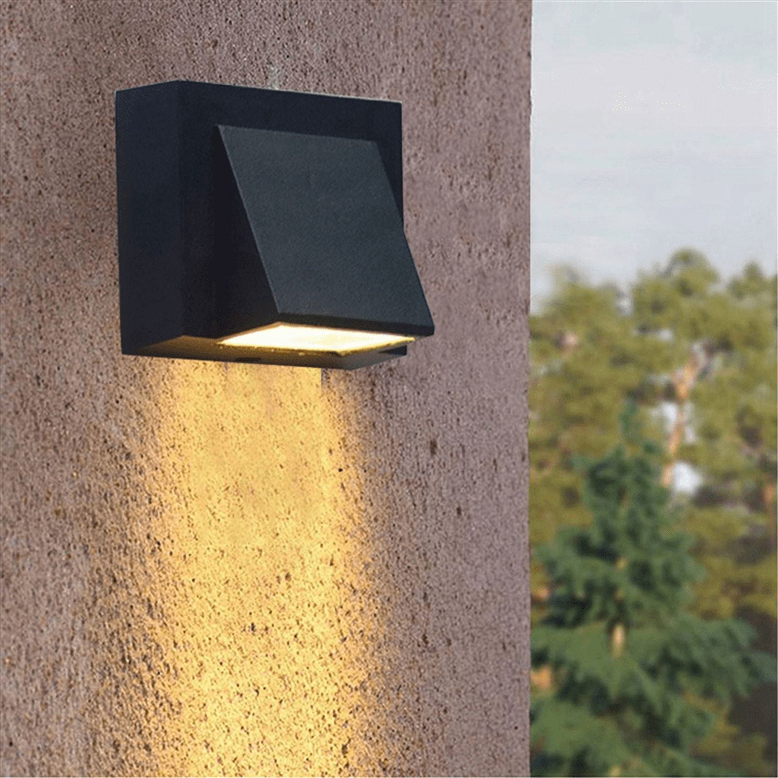 5X 5W Modern LED Wall Light Outdoor Waterproof Wall Lamp Perfect for Corridor Courtyard Gate Terrace Balcony Garden