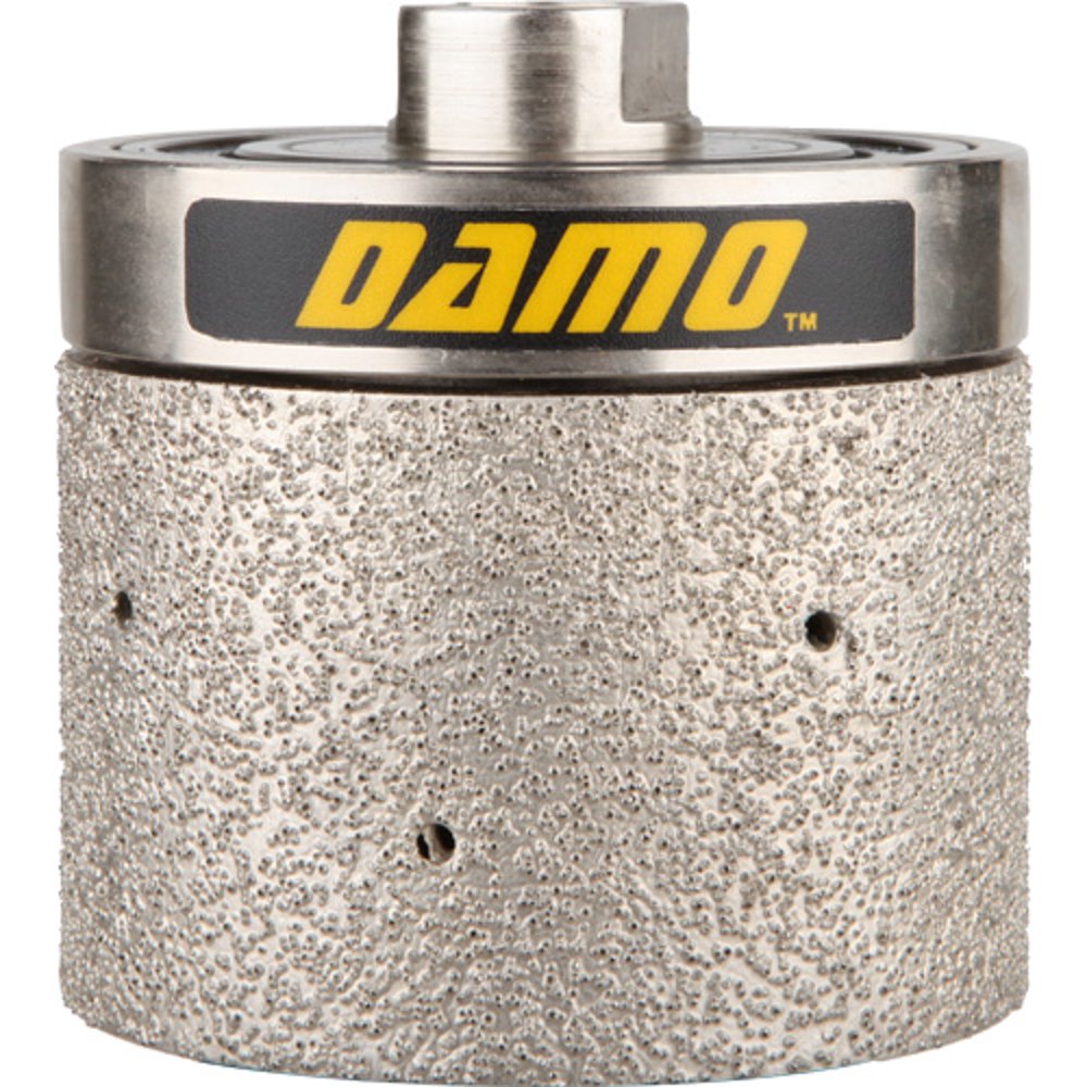 3"X2" Coarse Diamond Vacuum Brazed Grinding Drum Wheels with 5/811 Thread