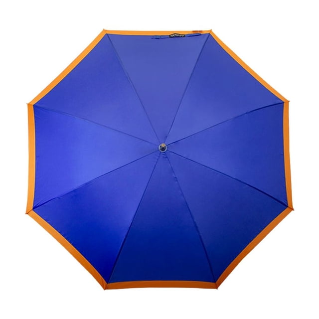 Paraguas Semiautomático Bastón Diseño Liso Color Azul Rey