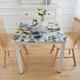 thumbnail image 3 of nygtbtfer Flower Table Cloth, Fitted Tablecloths with , Wipeable Table Cover for Kitchen Wedding Country, 3 of 7