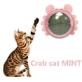 thumbnail image 2 of Cangrejo Gato Catnip Bola de menta giratoria Limpieza de dientes Juguete interactivo (Rosa) Tmvgtek Oficina Multiescena Multifunción, 2 of 9