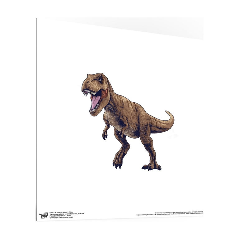 Gallery Pops Jurassic World - T. Rex Wall Art, Unframed Version