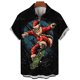 thumbnail image 1 of Camisa informal de Papá Noel para hombre, ropa de manga corta a la moda para fiesta hawaiana, ropa de playa estilo callejero de verano, 2024, 1 of 4