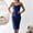 Dark Blue, variant on Women's Sleeveless Spaghetti Strap Satin Dress Beach Evening Party Cowl Neck Midi Dresses plus Size Womens Dresses Fall Dresses for Women Petite Casual V Neck Dress Summery Dresses Women Dresses Knee