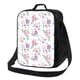 thumbnail image 1 of Fotbe Rose Flower B Lonchera Bolsa de Almuerzo para Hombres y Mujeres, Lonchera de Gran Capacidad, Bolsa de Almuerzo Reutilizable, Bolsa Térmica Aislante, 1 of 7