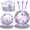 Lavender, variant on Spring Purple Party Supplies Lavender Paper Plates Napkins Watercolor Floral Cake Dessert Tableware Set Flower Butterfly Dinnerware for Summer Birthday Party Shower Decoration
