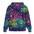 thumbnail image 2 of SCRAWLGOD Leopard Print Hoodies for Women Zip Up Lightweight Hoodie Women Plus Size 4XL Long Sleeve Women Oversized Sweatshirt Loose Sportswear Hoodie Women Vacation, 2 of 7