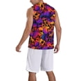 thumbnail image 5 of Rocae Skull for Men's Basketball Jersey Lightweight and Breathable Athletic Tank Top,Quick-Drying Sports Jersey Medium, 5 of 9