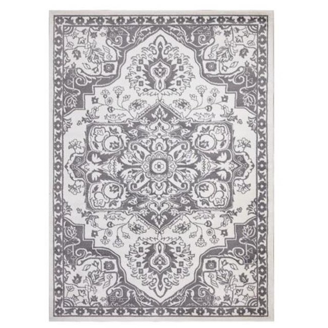 Concard Global Trading 69327 8 x 10 ft. Vintage Medallion Area Rug, Ivory