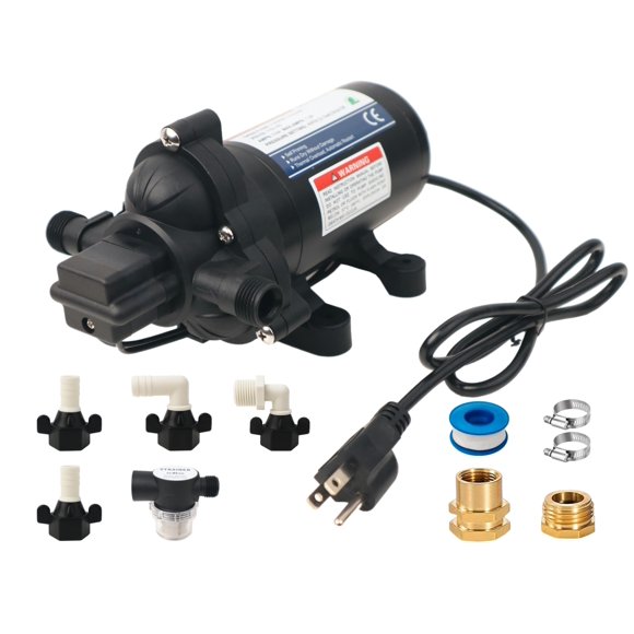 Bomba de diafragma KENCIT T33 automática a pedido, 115 V, 15,1 l/min
