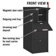 thumbnail image 4 of Drop Box, Black, Powder Coated, 1 Doors, Recessed, Aluminum 4375BLK, 4 of 8