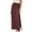 Z14-Brick Red, variant on Midi Skirts for Women Flared Ruffle Color Block Breathable Flowy Maxi Skirt Summer Boho Pleated Beach Long Skirts with Pockets