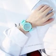 thumbnail image 3 of Resicozy Men Women Casual Fashion Silicone Watch Band Quartz Colorful Wristwatches Pink, 3 of 3