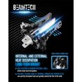 thumbnail image 4 of Bombilla BEAMTECH H7 de 6500 K, xenón blanco con ventilador turbo (paquete de 2), 4 of 6