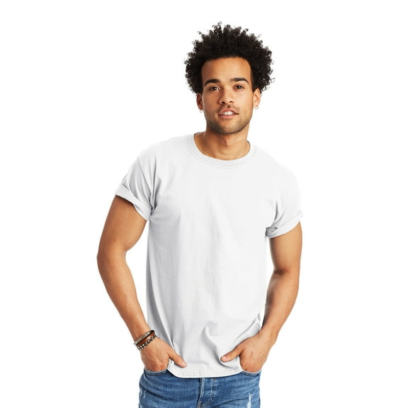 Hanes Men's and Big Men's Essentials Short Sleeve Tee, Up To Size 6XL