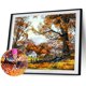 thumbnail image 1 of Cuadros Decorativos 5D DIY Diamond Painting Kits Woods Cabin Full Round Drill Wall Decor Art Crafts Tmvgtek embutido en tela, 1 of 9