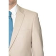 thumbnail image 2 of Raphael Mens Tan Light Brown Slim Fit Two Button Suit, 2 of 4