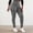 Gray, variant on Juslio Women Pants Elastic Waist High Elastic Elastic Waist Zipper with Pockets Workout Sporty Yoga Pants Comfortable Leggings