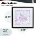 thumbnail image 4 of Stupell Industries Coastal Pastel Mermaid Vibes Black Framed Print Under Glass, 13 x 13, by Kim Allen, 4 of 8