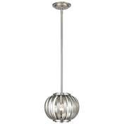 Z-Lite Moundou 1 Light Mini Pendant in Brushed Nickel