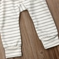 thumbnail image 6 of Toddler Baby Girls Stripe Romper Overalls Pants Cotton Soft Infant Jumpsuit Outfits Clothes Suit Suspender Trousers, 6 of 8