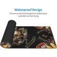 thumbnail image 6 of Pentagram Skull Forest Magic Mushroom Witch Gaming Keyboard Mouse Pad Mousepad Huge Extended XL Stitched Edge Rubber Sole for Home Office(31.5"X 11.8"), 6 of 6