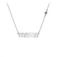 thumbnail image 1 of Mama' Necklace with Satellite Birthstone, 1 of 4
