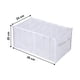 thumbnail image 2 of Organizador de guardarropa lavable de 3 uds, caja de almacenamiento con compartimento para ropa visible plegable, organizador de cajón de armario, caja divisora de malla, 7 rejillas, 2 of 5