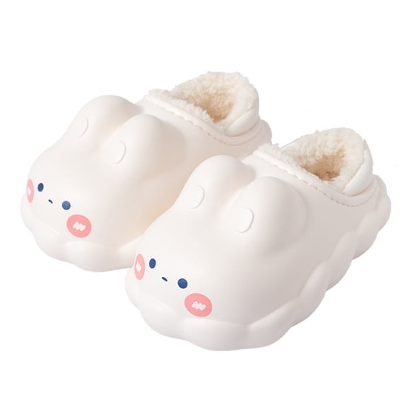 Women Cute Bunny Animal Slippers Memory Foam Cotton House Shoes Anti Slip for Adults Indoor Outdoor