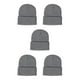 thumbnail image 3 of Gorro de punto Multifuncional Qarigey Gris oscuro CBP267460, 3 of 4