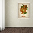 thumbnail image 3 of Trademark Fine Art "Germany Watercolor Map" Canvas Art by Naxart, 3 of 3
