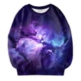 thumbnail image 4 of Kogui Girls Sweatshirt Long Sleeve Baby Girls Sweatshirt Cotton Long Sleeved Tops T-Shirts Kids Toddler Pullover Size 3T 4T (Purple,3-4 Years), 4 of 4