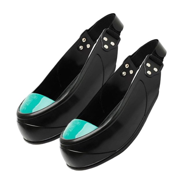 GUOOL Cap Non Slip Rubber Sole with Back Strap Foot Cover Toe Protection Green