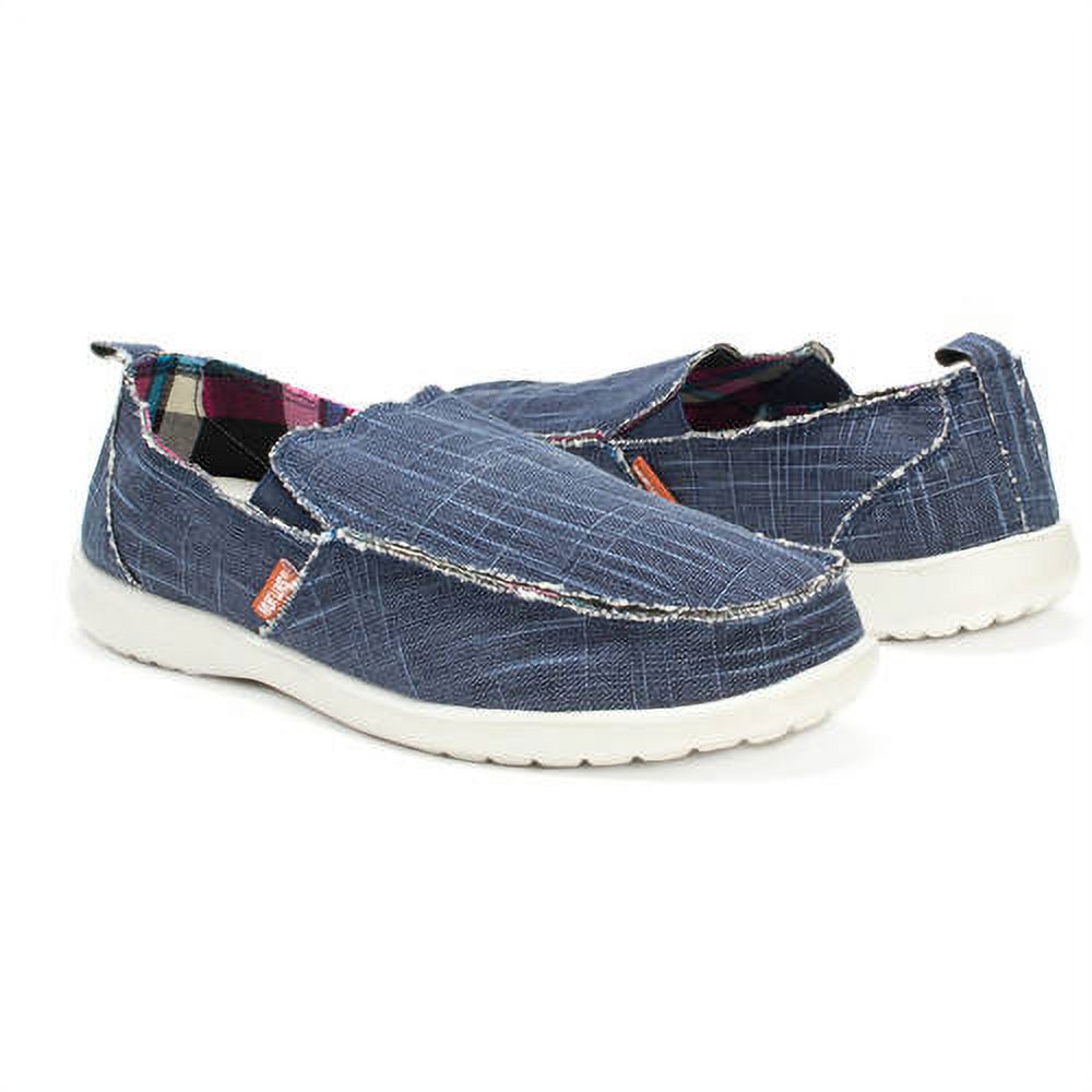 Muk Luks Men's Andy Casual Loafers Navy Canvas 9 M - image 4 of 6
