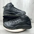 thumbnail image 2 of Ni - ke Ni - ke Air Jordan 10 Retro NYC Black Gold Mens 9 310805-012 Sneakers Shoes 2016, 2 of 5