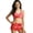 Red A2, variant on 3 Piece Swimsuit for Girls Tie Dye Adjustable Straps Swim Suit Summer Bikini Set Girls Bathing Suit Size 3-12