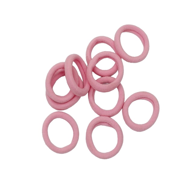 Anillo para el pelo de 20 piezas Sonducket adornos de estilo pijo rosa claro