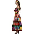 thumbnail image 3 of Women's Sugar Skull Beauty Costume Dress, 3 of 5