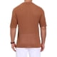 thumbnail image 3 of Camisa de rayas para hombre Inspire Chic, de verano, de manga corta, de punto, transparente, talla XL, color marrón, 3 of 5