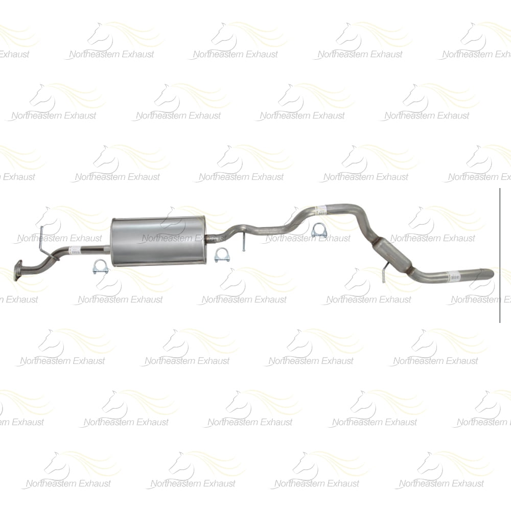 Northeastern Exhaust | Stainless Steel Tail Pipes, Muffler & Intermediate Pipe System Fits 2006–2010 Ford Explorer 4.0L SUV & Mercury Mountaineer 4.0L SUV – Direct Fit
