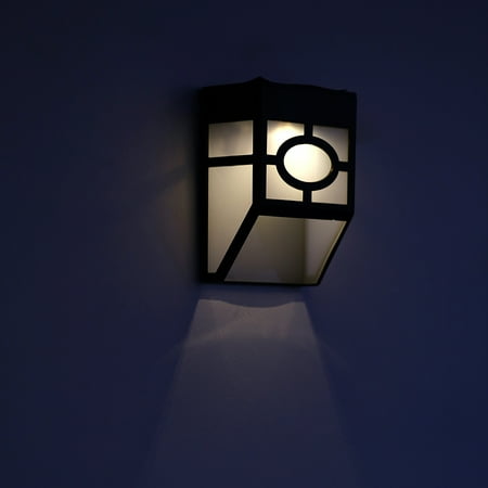 Yosoo Solar Powered Wall Mount 2 Led Light Outdoor Garden Path Yosoo Solar Powered Wall Mount 2 Led Light Outdoor Garden Path Landscape Fence Yard Lamp Sensor