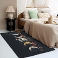 thumbnail image 3 of Moon Phase Rugs for Bedroom - Washable Rugs Moon Phase Rug & Home Decor, 2x3 Area Rug, Celestial Botanical Rugs for Entryway, Non Slip Small Indoor Door Mat, Floral Moon Carpet, 3 of 7