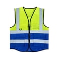thumbnail image 1 of Tauxra Work Jacket for Men, High Visibility Jacket with Reflective Safety Stripes, Lightweight Breathable Fleece and Full Zip with Multiple Pockets for Outdoor Work and Wear, 1 of 9
