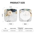 thumbnail image 6 of Uemuo Pumpkin And White Marble Pattern Waterproof Square Couch Cushion Covers, Magic Sofa Covers Washable, Stretch Sofa Seat Cushion Slipcovers, 6 of 9