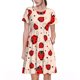 thumbnail image 1 of Balery Red Ladybug Vestidos sueltos de manga corta para mujer, vestidos de verano 2025, vestidos casuales de corte A con vuelo., 1 of 6
